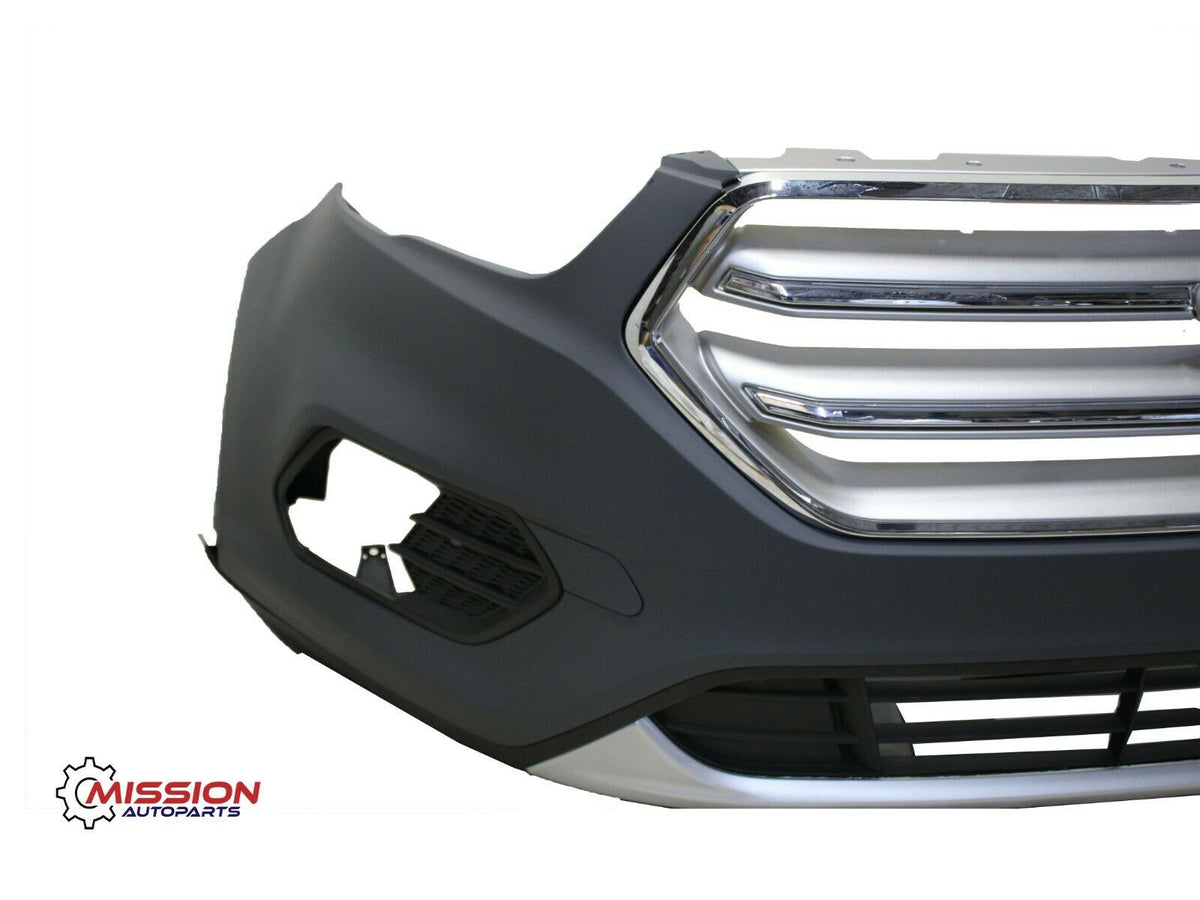 For 2017 2018 2019 Ford Escape Front Bumper Grills Skid Plate Fog Ligh