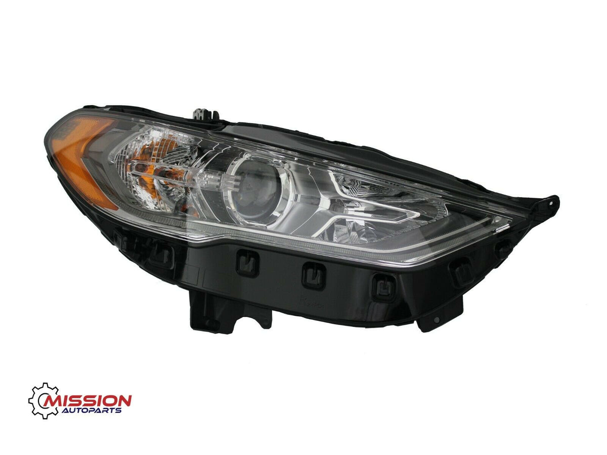 For 2017 2018 2019 Ford Fusion Headlight Halogen W/LED DRL Passenger Right  Side