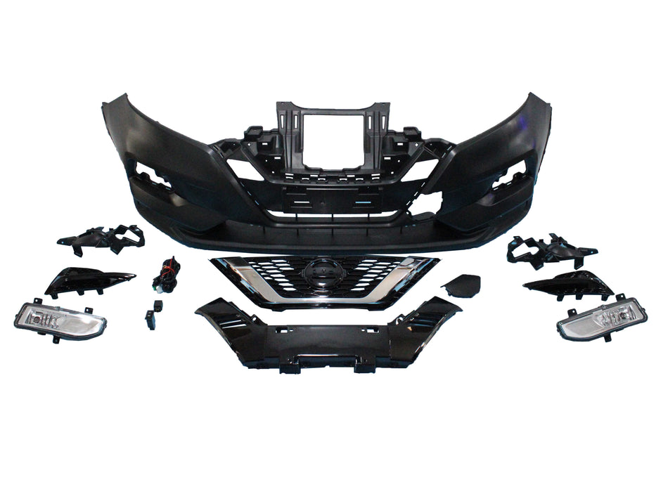 For 2020 2021 2022 Nissan Rogue Sport Front Bumper Assembly Complete 10 PCS