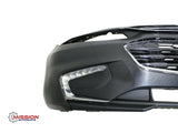For 2016-2018 Chevrolet Chevy Malibu Front Bumper Upper Lower Grills Fog Lights
