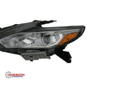 For 2016 2017 2018 Nissan Altima Headlight Halogen Chrome Left W/Bulbs W/O LED