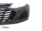 For 2019 Chevrolet Chevy Cruze Front Bumper Grill Fog Light Covers w/brackets