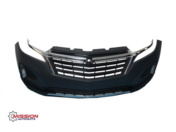 For 2022 2023 Chevy Equinox Complete Front Bumper Grills Skide Plate Fog Lights