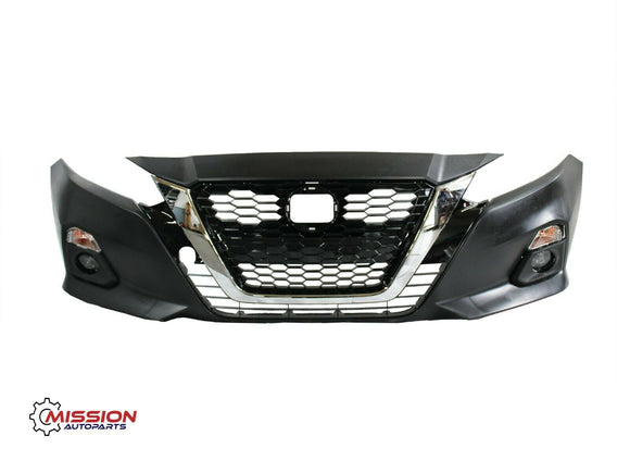For 2019-2020 Nissan Altima Front Bumper Grill Fog Signal Lights Bezels
