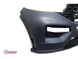For 2020 2021 2022 Ford Explorer Front Upper Lower Bumper Grills Fog Light Cover