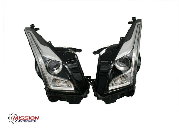 For 2013-2018 Cadillac ATS Headlights Halogen Passenger Right and Driver Left Replacement for 23236365 23236366