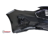 For 2019 2020 Ford Fusion Front Bumper Upper Lower Grill Bumper Trim Fog Lights