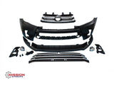 For 2017 2018 2019 Toyota Highlander Front Bumper Assembly Complete 8 PCS