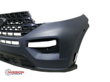 For 2020 2021 2022 Ford Explorer Front Upper Lower Bumper Grills Fog Light Cover