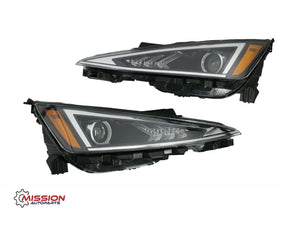For 2019 2020 Hyundai Elantra Headlight Halogen Left Right Side w/Bulbs