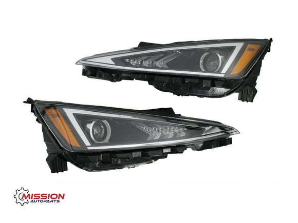 For 2019 2020 Hyundai Elantra Headlight Halogen Left Right Side w/Bulbs
