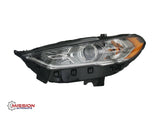 For 2017 2018 2019 Ford Fusion Headlight Halogen W/O LED DRL Right Left W/Bulbs