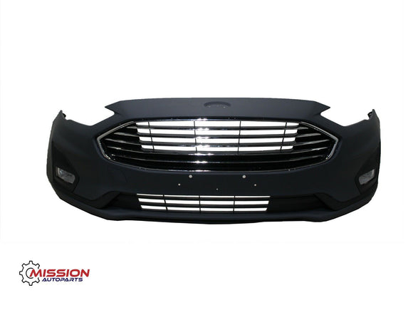 For 2019 2020 Ford Fusion Front Bumper Upper Lower Grill Bumper Trim Fog Lights