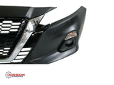 For 2019-2020 Nissan Altima Front Bumper Grill Fog Signal Lights Bezels