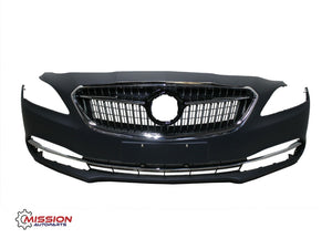 For 2017 2018 2019 Buick Lacrosse Front Bumper Upper Lower Grill Trim w/Brackets