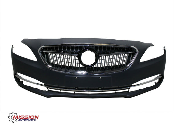 For 2017 2018 2019 Buick Lacrosse Front Bumper Upper Lower Grill Trim w/Brackets