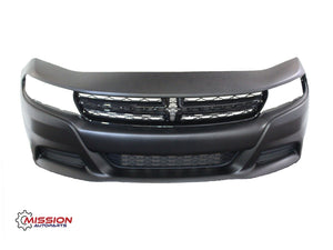 For 2015 - 2021 Dodge Charger Front Bumper Upper Lower Grill Fog Lamp Covers