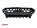 For 2018 2019 2020 2021 Hyundai Accent Complete Front Bumper Grills 5 PCS