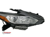For 2016 2017 2018 Nissan Altima Headlight Halogen Chrome w/Bulbs Right W/O LED