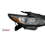 For 2016 2017 2018 Nissan Altima Headlight Halogen Chrome w/Bulbs Right W/O LED