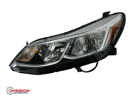For 2016-2019 Chevy Chevrolet Cruze Headlight Halogen Driver Left w/Bulbs 84106696