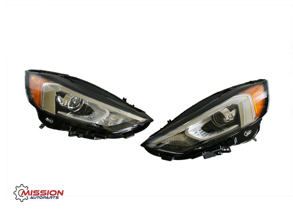 For 2019-2021 Ford Edge Headlight LED Right Passenger and Left Driver Pair