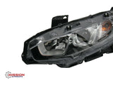 For 2016 2017 2018 Honda Civic Headlight Assembly Halogen Right and Left Side