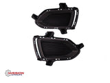 For 2018 2019 2020 2021 Hyundai Accent Complete Front Bumper Grills 5 PCS