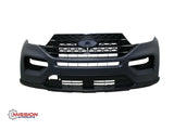 For 2020 2021 2022 Ford Explorer Front Upper Lower Bumper Grills Fog Light Cover