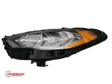 For 2017 2018 2019 Ford Fusion Headlight Halogen W/O LED DRL Left Driver Side