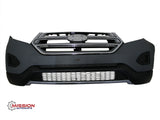 For 2015-2018 Ford Edge Front Bumper Upper Lower Grill Skid Plate Foglight Cover