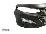 For 2019-2021 Chevrolet Chevy Malibu Front Bumper Upper Lower Grills Fog Lights