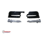 For 2020 2021 Toyota Corolla SE XSE Front Bumper Lower Grill Fog Light KIT