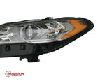 For 2017 2018 2019 Ford Fusion Headlight Halogen W/O LED DRL Right Left W/Bulbs