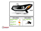 For 2017 - 2022 Chevy Chevrolet Trax Headlight w/LED DRL Driver Side w/Bulbs