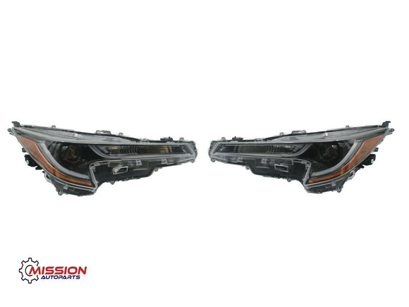 For 2020 2021 Toyota Corolla L LE Headlight Assembly LED Right and Left Set