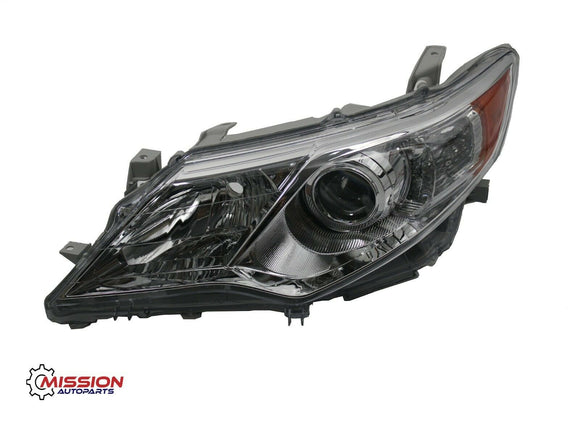 For 2012 2013 2014 Toyota Camry SE Headlight Assembly Black Driver Left Side