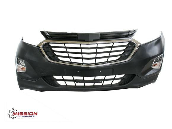 For 2018-2021 Chevrolet Chevy Equinox Front Bumper Upper Lower Grill Fog Lights