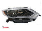 For 2017 2018 2019 Nissan Rogue Headlight Assembly Halogen W/LED DRL Left and Right Side Set