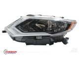 For 2017 2018 2019 Nissan Rogue Headlight Assembly Halogen W/LED DRL Left and Right Side Set