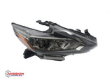 For 2016 2017 2018 Nissan Altima Headlight Halogen Black/Smoked Housing W/O LED DRL Left and Right Side Set