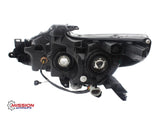 For 2016 2017 2018 Nissan Altima Headlight Halogen Black/Smoked Housing W/O LED DRL Left and Right Side Set