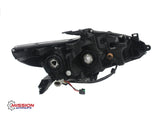 For 2016 2017 2018 Nissan Altima Headlight Halogen Black/Smoked Housing W/O LED DRL Driver Left Side