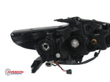 For 2016 2017 2018 Nissan Altima Headlight Halogen Black/Smoked Housing W/O LED DRL Driver Left Side