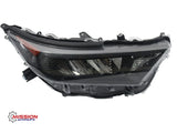 For 2019 2020 2021 Toyota RAV4 Headlight Assembly Black LED Left and Right Side Set