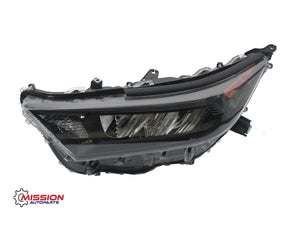 For 2019 2020 2021 Toyota RAV4 Headlight Assembly Black LED Driver Left Side