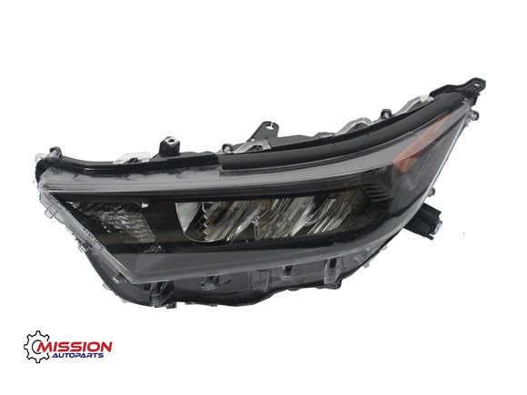 For 2019 2020 2021 Toyota RAV4 Headlight Assembly Black LED Driver Left Side