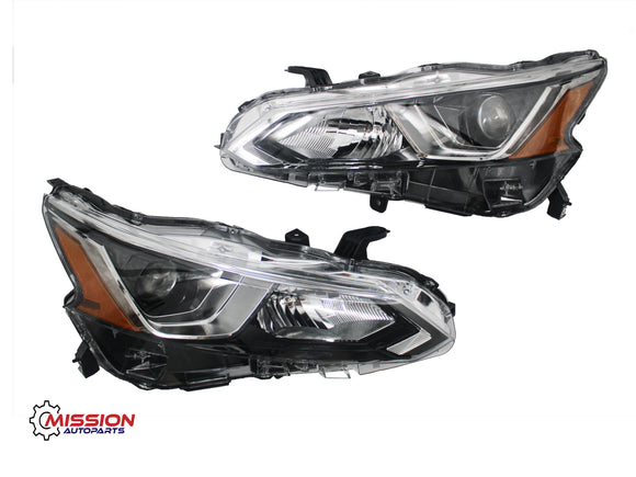 For 2019 2020 2021 Nissan Altima Headlight Assembly Halogen Left and Right Side Set 26060-6CA0A 26010-6CA0A