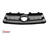 For 2017 2018 2019 Toyota Highlander Upper and Lower Grill Assembly Silver