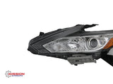 For 2016 2017 2018 Nissan Altima Headlight Halogen Chrome Housing W/O LED DRL Driver Left Side